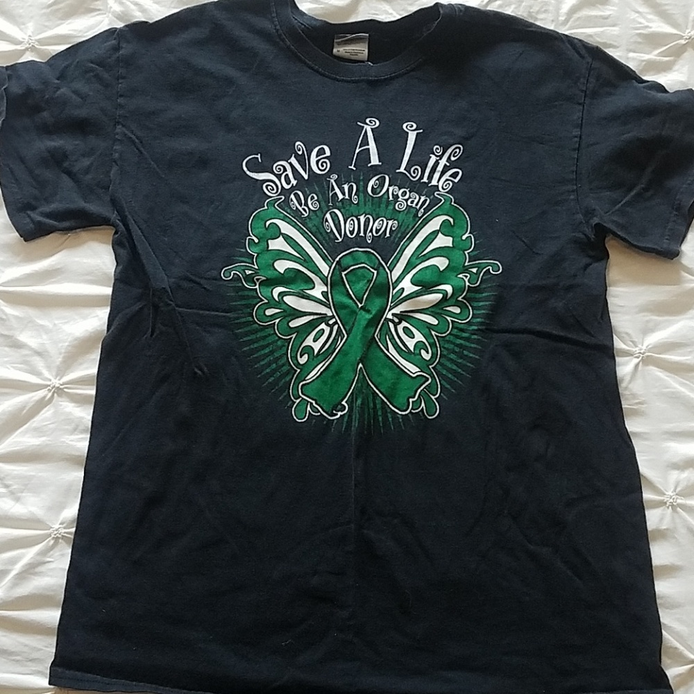 🆕Gildan Be An Organ Donor Black Tee